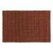 Dixie Tapis de porte Jute rouge rouille 60x90 cm