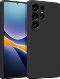 kwmobile telefoonhoesje geschikt voor Samsung Galaxy S25 Ultra - Hoesje met siliconen coating - Smartphone case in donkergrijs