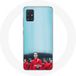 Maniacase Etui voor Samsung Galaxy A71 La casa de papel Berlijn Rio en Tokio blauwe achtergrond