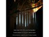 M.TK Guirlande Lumineuse Pluie de Météores avec 15 Tubes et 720 LED – Effet Gouttes de Pluie, Guirlande Étanche en Forme de Stalactites pour Sapin de Noël (Blanc)