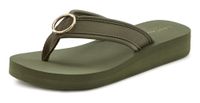 LASCANA Teenslipper olijfgroen