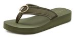 LASCANA Teenslipper olijfgroen