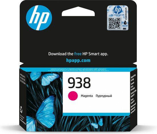 HP 938 Inktcartridge Magenta Origineel Standaard Capaciteit