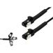 BKL Electronic 144011 Câble r éseau RJ45, câble de brassage CAT 8.1 U/FTP 1 m Noir 1 pièce(s)