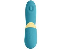 S Pleasures Blizzard Suction Dual Massager Turquoise