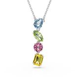 Swarovski Gema Y-hanger, verschillende maten, meerkleurig, gerhodineerd metaal