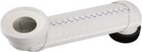 Plieger ABU Sprongbocht Verstelbaar 90x110mm - 15cm - Transparant