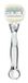 Gillette Venus ComfortGlide Sensitive Scheermesjes pour Femmes, Argent/Blanc, 5 Lames, 2 Lames de Rechange, Support