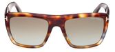 Tom Ford Alberto FT 1077 Lunettes de Soleil Homme Havane Carrées Marron 55mm