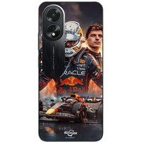 Maniacase Etui Oppo A38 Max Verstappen F1 kunst behang