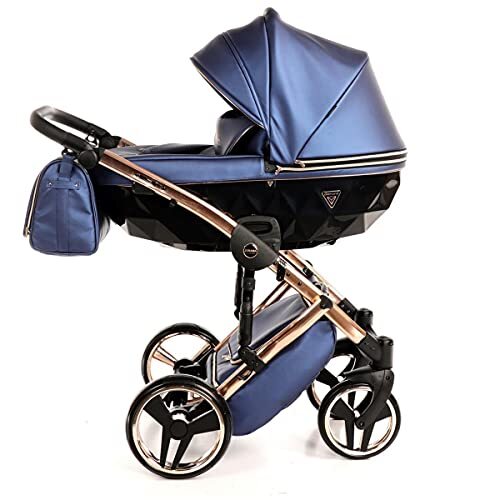 Lux4Kids Junama kinderwagen combinatie kinderwagen premium buggy babyzitje + accessoires Isofix selecteerbaar Fluo Line van Ferriley & Fitz Magic 01 2in1 zonder autostoel