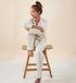 Little Label - Pyjama - Meisjes - Lange Mouw - 98/104 - Off White