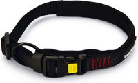 Beeztees Parinca Hondenhalsband Nylon - Zwart 45-50 cm x 25 mm