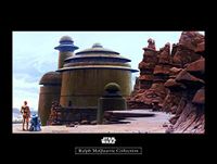 Komar Muurfoto | Star Wars Classic RMQ Jabbas Palace | Kinderkamer, jeugdkamer, decoratie, kunstdruk | zonder lijst | WB150-40x30 | Maat: 40 x 30 cm (breedte x hoogte)