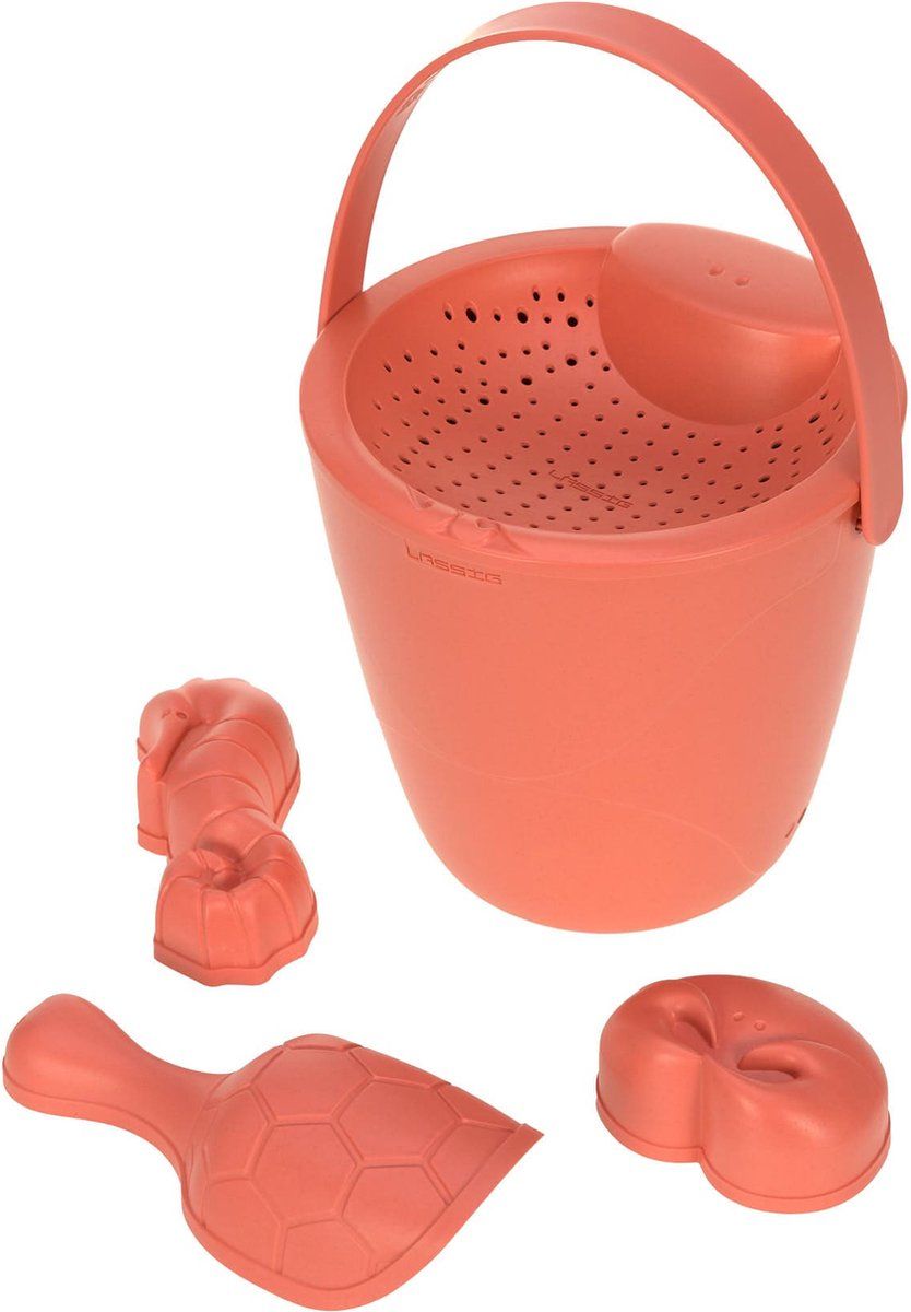 Lässig zandspeelset - strandemmer voor kinderen - 5 delen watervrienden - roze