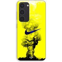 Nike Coque Pour Samsung Galaxy S23 Bold font jaune Maniacase