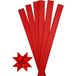 Creativ Papieren strepen, A: 10 mm, diameter: 4,5 cm, rood, 100 stuks