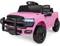 OEM Police Elektrische kinderauto, 12 volt, met afstandsbediening, 2 motoren, roze