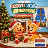 Baby's First Christmas - Kerstmis: English-Dutch Bilingual Book | Ages 0-3