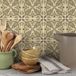 Ambiance Sticker Zelfklevende tegelmuurstickers voor keuken en badkamer - 9 Aldoni Azulejos tegelstickers - 9 stickers 10x10cm