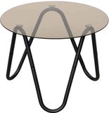 Leitmotiv Bijzettafel Ventana Round - Zwart - Ø50cm