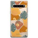 ERT GROUP Telefoonhoes voor Samsung S10 5G origineel en officieel gelicentieerd Babaco patroon Fruits and Flowers 008 optimaal aangepast aan de vorm van de mobiele telefoon, gedeeltelijk transparant
