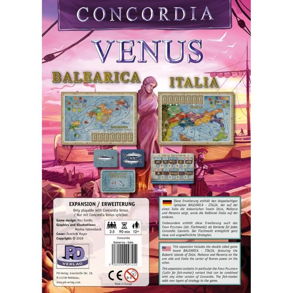 Concordia Venus: Balearica & Italia