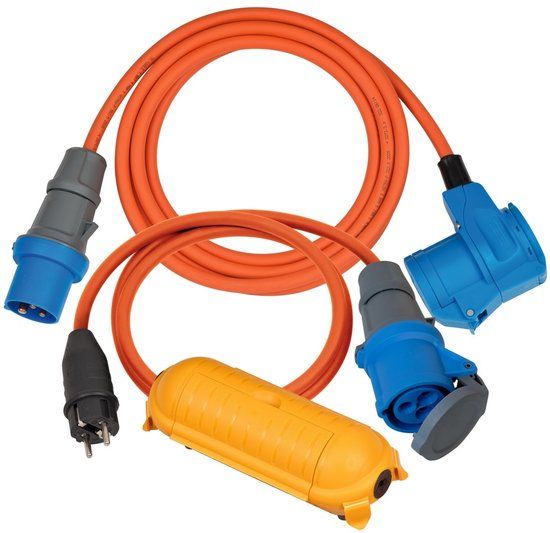 Brennenstuhl Camping Starter-Set - CEE Adapterkabel & Verlengkabel - IP44