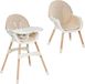 Equivera Chaise haute pour table - Beige