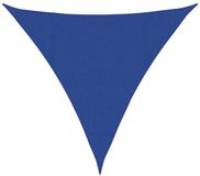 vidaXL Zonnezeil 160 g/m² driehoekig 4,5x4,5x4,5 m HDPE bleu