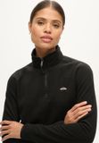 Superdry Korte Polar Fleecetrui met Halve Rits Dames Zwart UK12-EU40