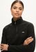 Superdry Korte Polar Fleecetrui met Halve Rits Dames Zwart UK12-EU40