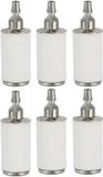 Merkloos 6 stuks brandstoffilters – Voor benzinekettingzaag, trimmer, tankfilter