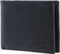 H.I.S Leer portemonnee Wallet Black noir