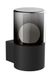 Xanlite Wandlamp, bedraad, IP44, zwart