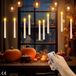 Merkloos 6 stuks Halloween vliegende kaarsen - LED decoratie met afstandsbediening