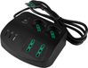FANTON Tafelstopcontact met 7 uitgangen met USB-C PD 20 - Zwart
