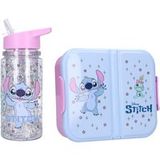 4KidsOnly Lilo & Stitch lunchset; lunchbox en drinkfles