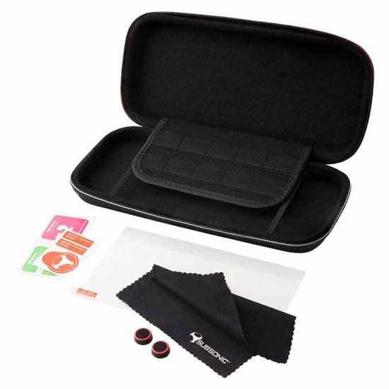 Subsonic 5-in-1 Accessory Pack – complete beschermset met case, screenprotector & grips – voor Nintendo Switch 2