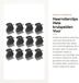 Merkloos Dailygoods Haarrollerclips 12 stuks