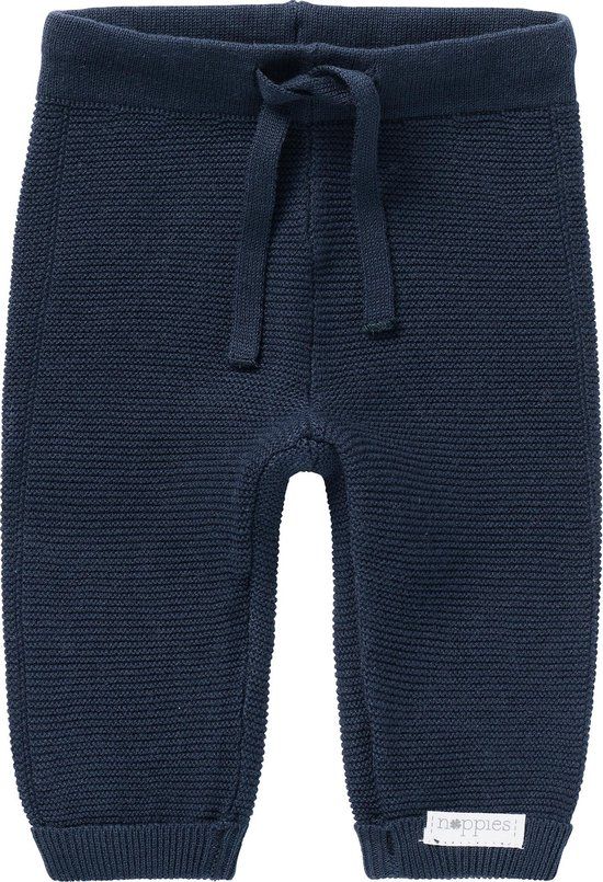 Noppies Grover Baby Broek - Maat 62 - Navy - Biologisch Katoen