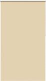 vidaXL Rolgordijn verduisterend 135x210 cm stofbreedte 131,6 cm beige