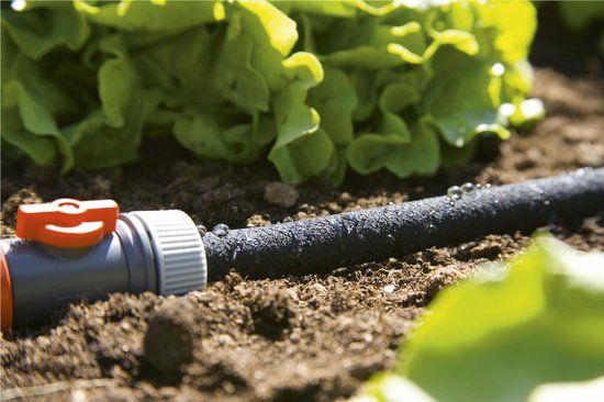 Gardena Druppelslang - 15 m - Zwart