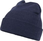 urban classics MSTRDS Beanie Basic Flap navy one size Blauw