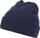urban classics MSTRDS Beanie Basic Flap navy one size Blauw