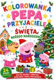 Kolorowanka Pepa Przyjaciele i święta Bożego Narodzenia