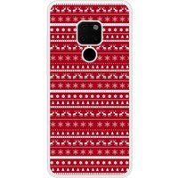 Rode siliconen case compatibel met Mate 20 kersttrui