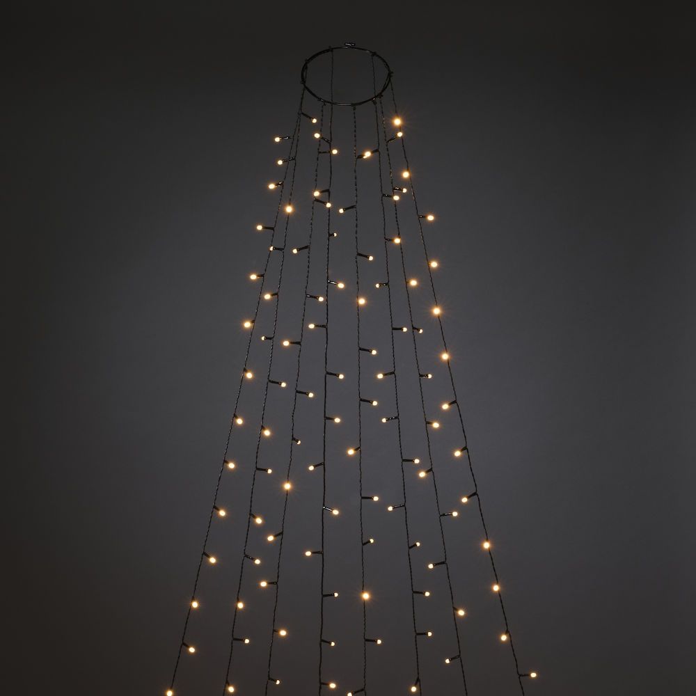 KONSTSMIDE 6398-810 Kerstboomverlichting Boommantel 400 Led 4 Meter - Zwart