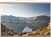 MijaCulture Take Your Time Schoolplaat – Wankele Brug boven Cliff - 120x80cm Foto op Textielposter