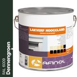Afinol Hoogglans Lakverf Dennengroen (RAL 6009) 2,5 liter